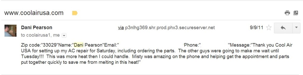 Dani Pearson Email Review